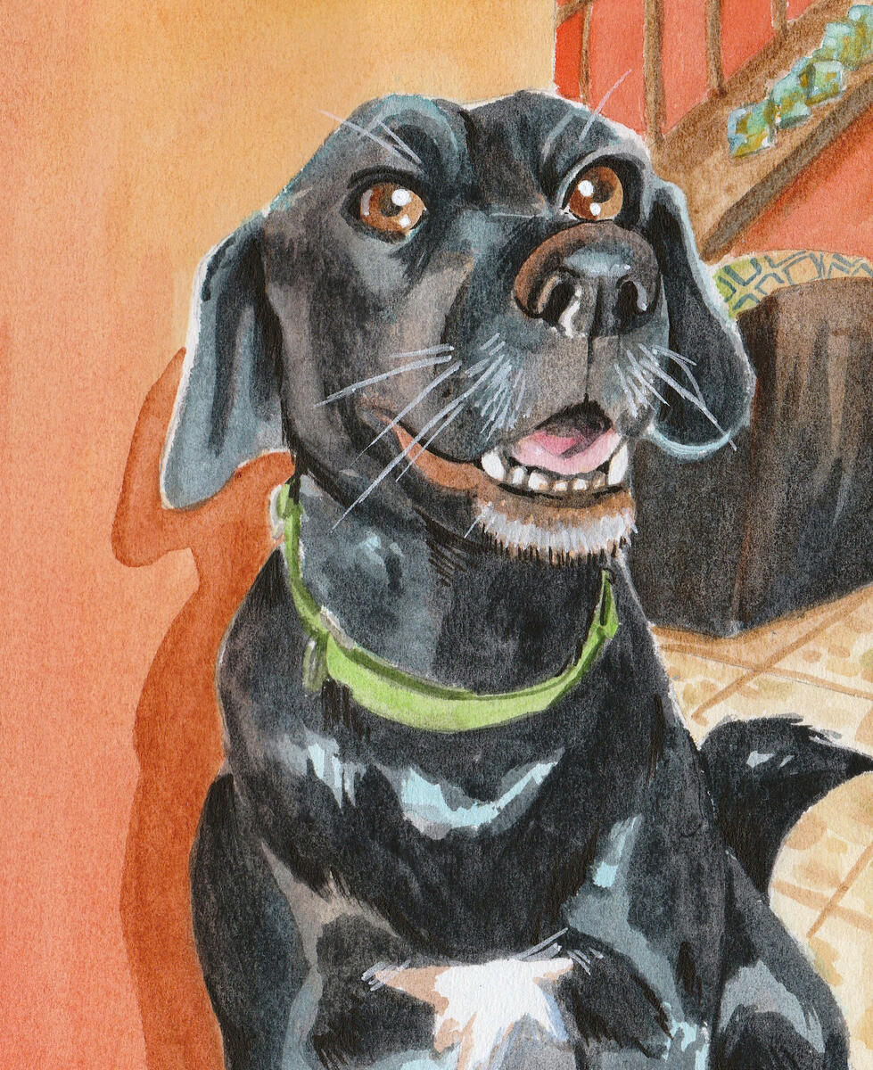 Retrato Acuarela